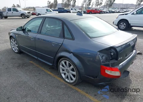 2004 Audi A4 1.8T z USA, uszkodzony, nr VIN WAUJC68E44A214310